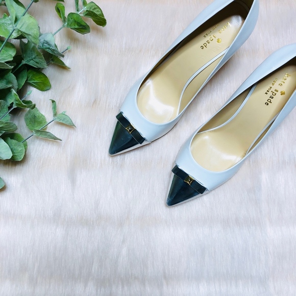 NWB Kate Spade White Captoe Paloma Pump - Picture 2 of 8